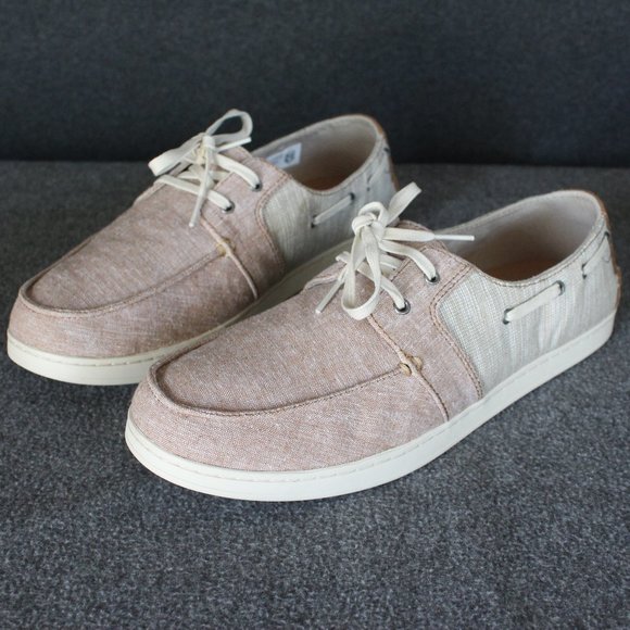 Toms Culver Casual Boat Shoes, Tan Red Beige, Men'